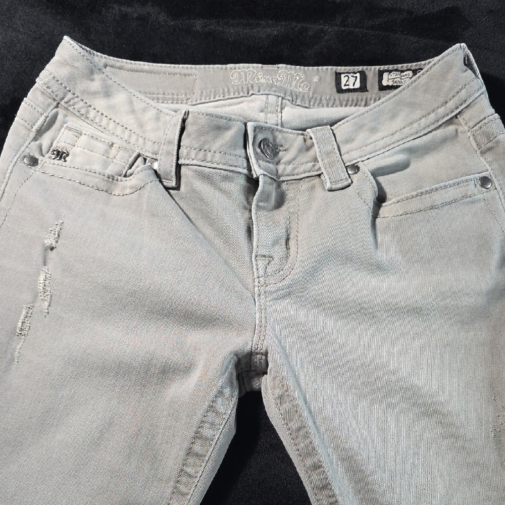Miss Me Women's Gray Skinny Jeans